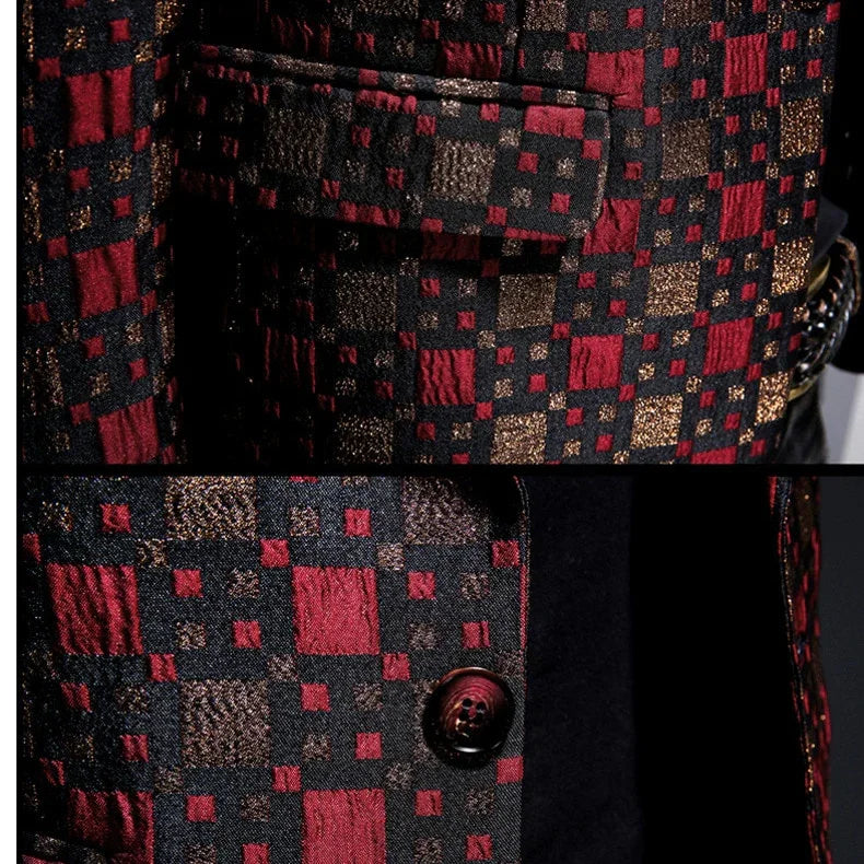 Bühnen Freizeit Blazer Bräutigam Hochzeitsanzug Slim Fit | tif-shop24.de