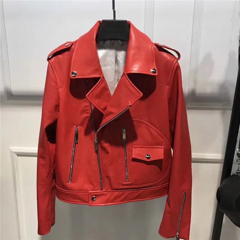 Fashion Echtes Leder Jacke Kurzen Schaffell Leder Neue Natürliche Echt Lammfell Leder Jacke | tif-shop24.de