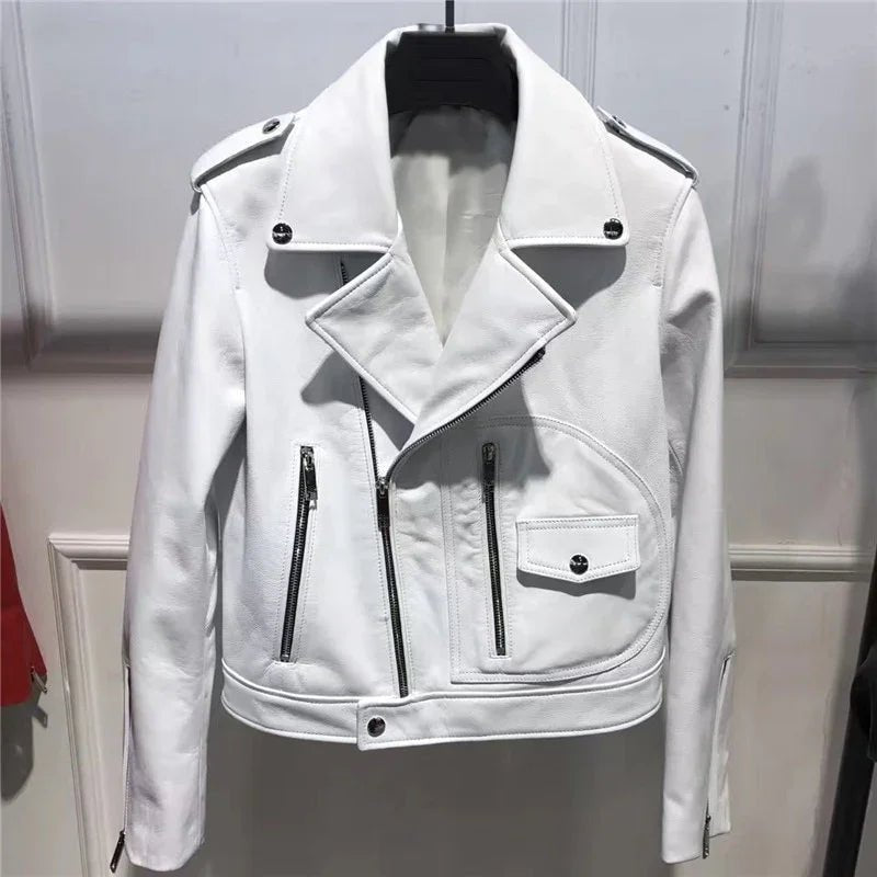 Fashion Echtes Leder Jacke Kurzen Schaffell Leder Neue Natürliche Echt Lammfell Leder Jacke | tif-shop24.de