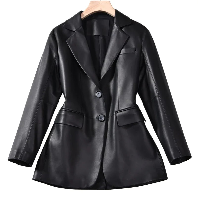 Lammfell Leder Jacke Winddicht Echt Leder Jacke Luxus - tif-shop24.de