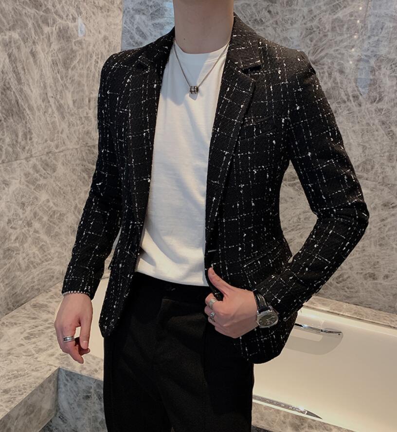 Neue Pailletten Design Blazer Sänger DJ Bühne Anzug Jacke Hochzeit Business Casual Blazer - tif-shop24.de