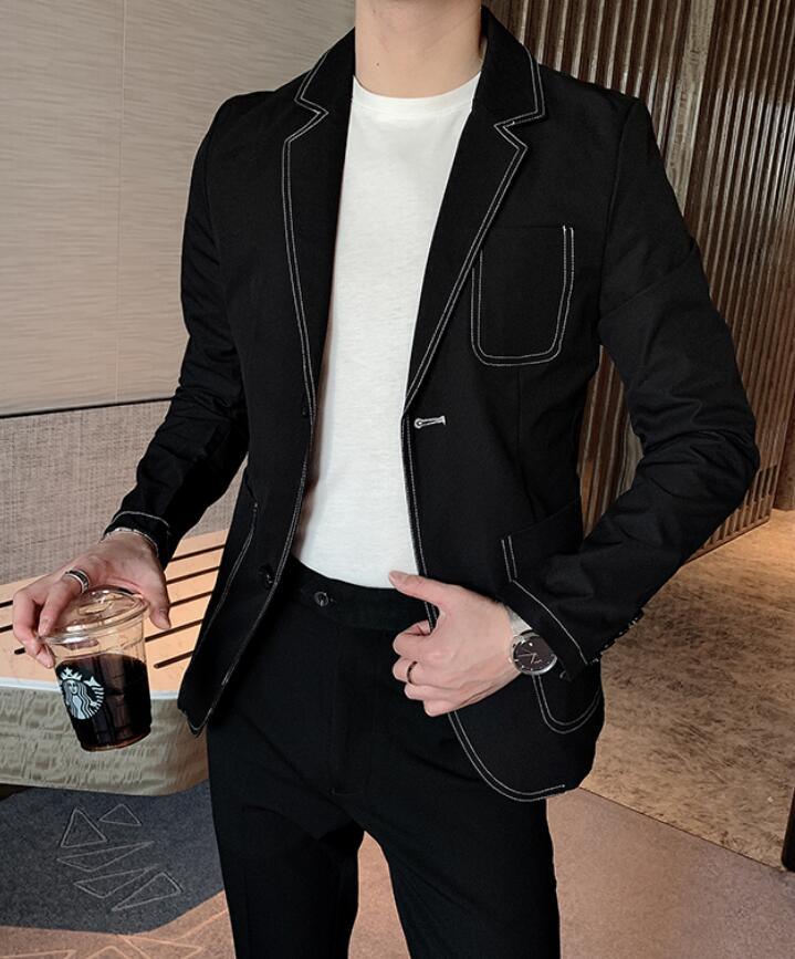 Neue Pailletten Design Blazer Sänger DJ Bühne Anzug Jacke Hochzeit Business Casual Blazer | tif-shop24.de