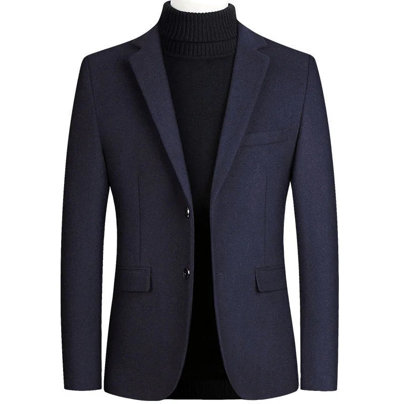 Herren Wollanzug Mantel Casual Blazer Business - tif-shop24.de