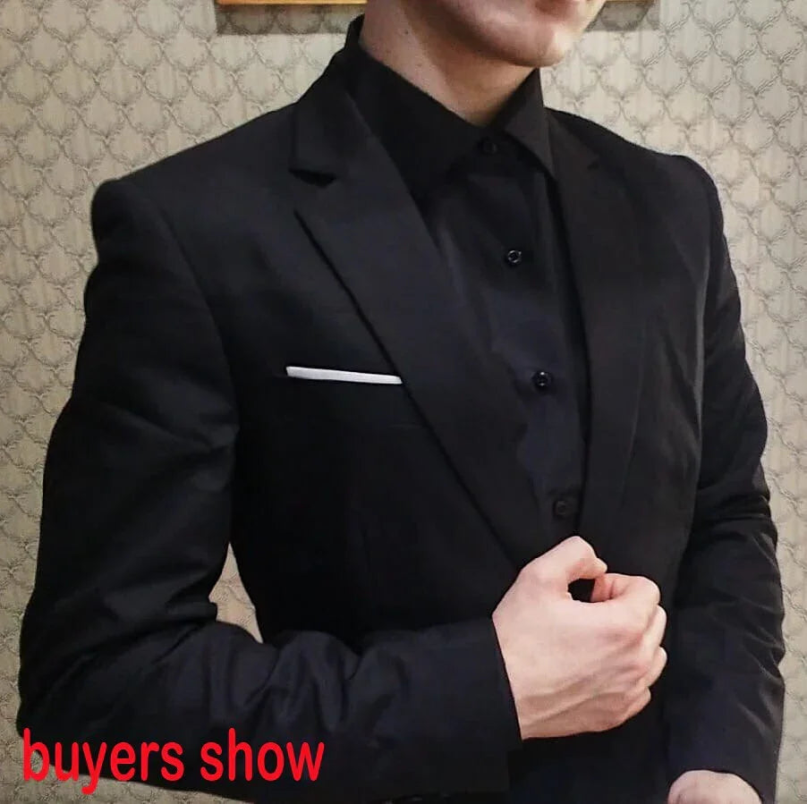 Herren Slim Fit Blazer Hochzeit Business Smoking | tif-shop24.de