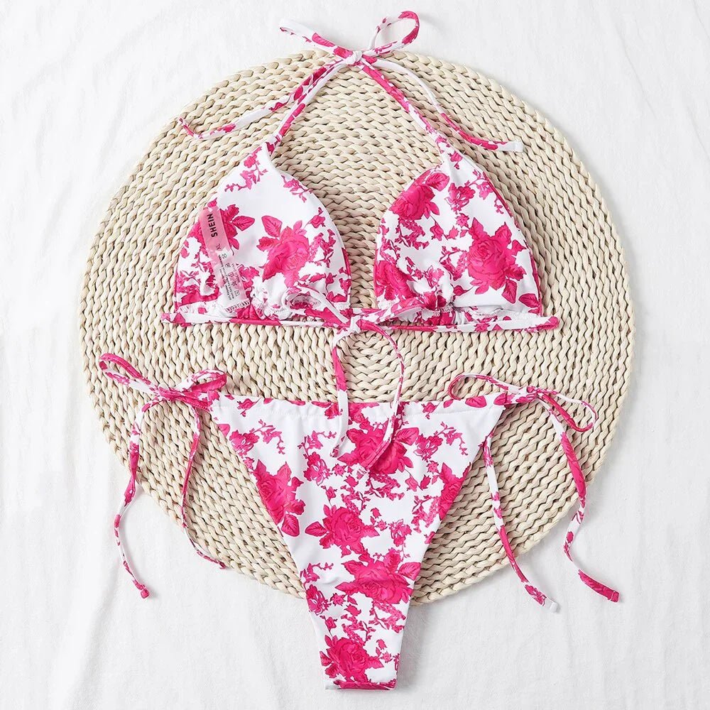 Sexy Tanga Bikinis, Drucken, Bikini Set,Push Up | tif-shop24.de