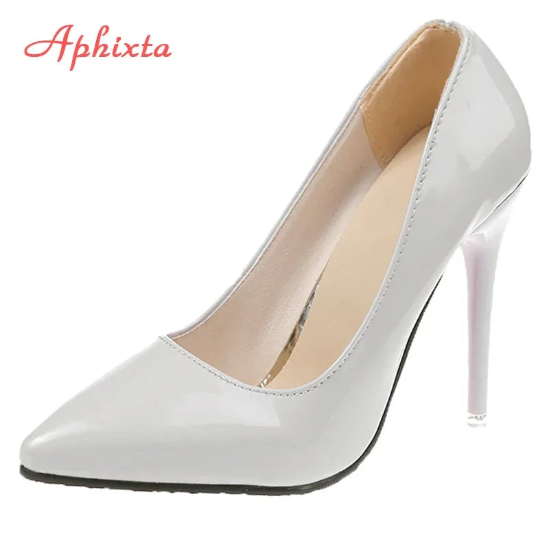 Aphixta Damen Black Patent High Heel Pumps | tif-shop24.de