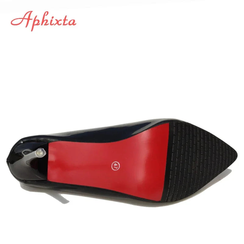 Aphixta Damen Black Patent High Heel Pumps | tif-shop24.de
