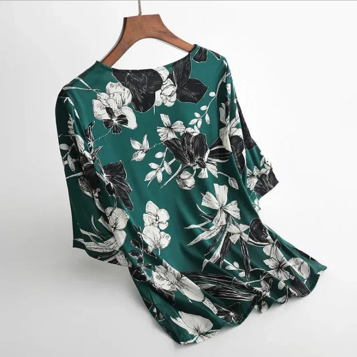 Frauen Shirts Mode T-shirts Damen Print Zauber Farbe Streifen Dame Kurzarm Plus Lose Größe s-xxxxl Tops | tif-shop24.de