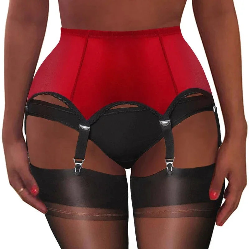 High Waist Spitzenverband Sexy Minirock Verstellbarer Strumpfgürtel Kurzes Kleid Geschenk Dessous - tif-shop24.de