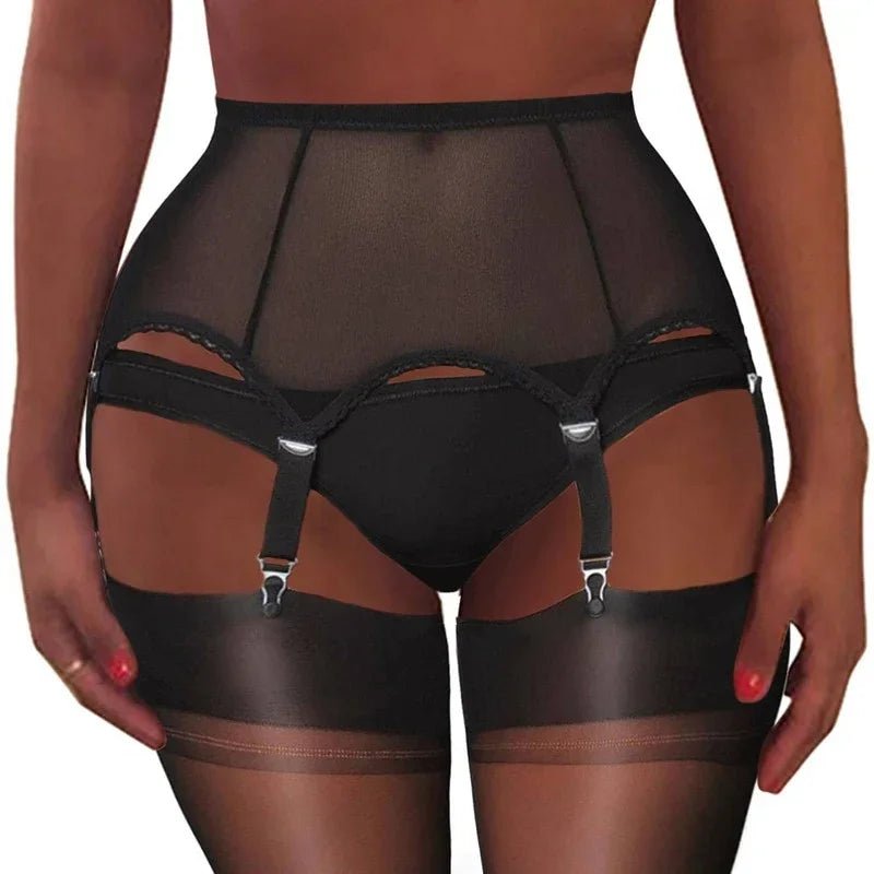 High Waist Spitzenverband Sexy Minirock Verstellbarer Strumpfgürtel Kurzes Kleid Geschenk Dessous | tif-shop24.de