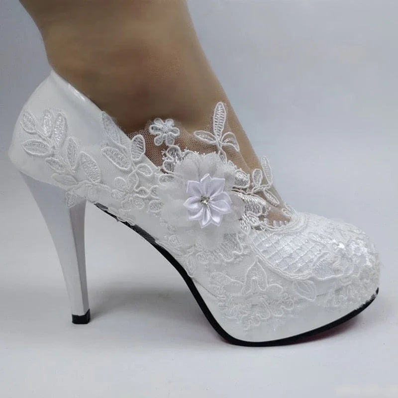 White Flower Pumps Neuheiten | tif-shop24.de