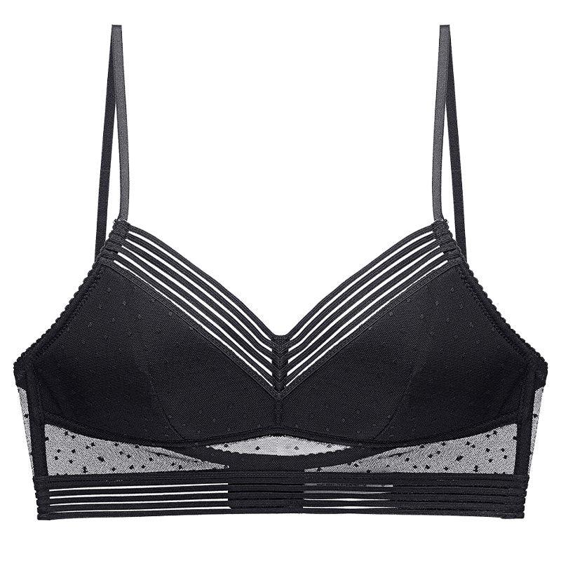 Sexy rückenfreier BH aus Spitze mit tiefem U-Rücken, Bralette mit dünnen Körbchen, Büstenhalter, weich, nahtlos, elastische Unterwäsche, Tanktops, Encaje Mujer | tif-shop24.de