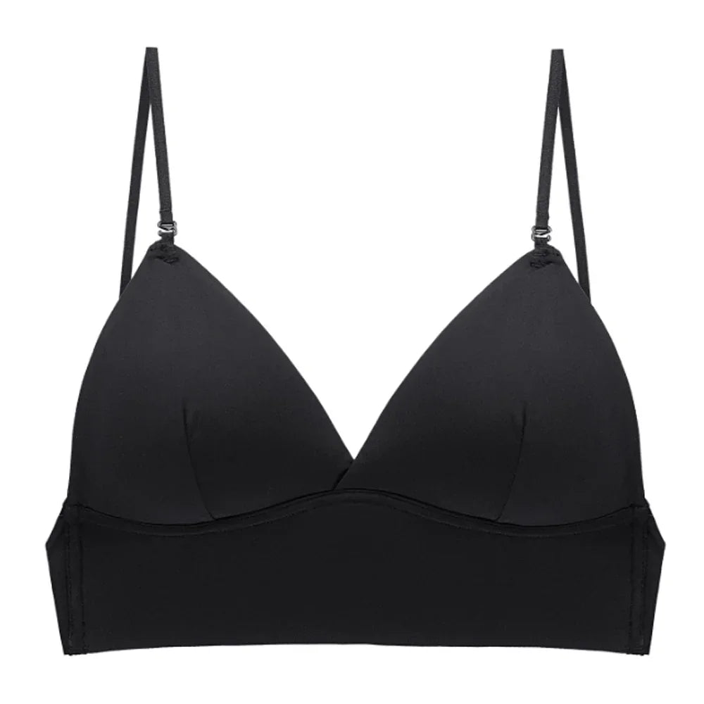 Sexy rückenfreier BH aus Spitze mit tiefem U-Rücken, Bralette mit dünnen Körbchen, Büstenhalter, weich, nahtlos, elastische Unterwäsche, Tanktops, Encaje Mujer | tif-shop24.de