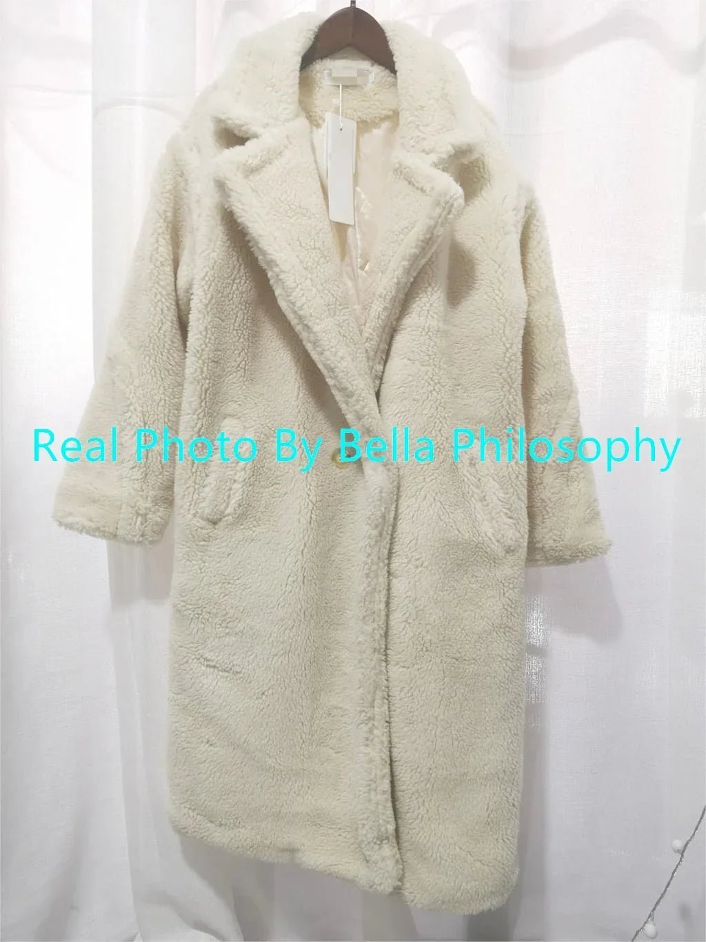 Bella Philosophy  Winter Faux Fur Warm Long Coat  Thick Teddy Bear Casual | tif-shop24.de