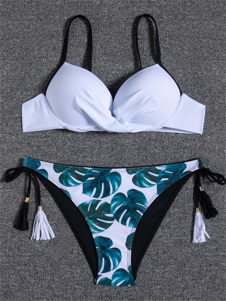 Sexy Bikini Push-Up Frauen Badeanzug 2022 Neue Solide Stripe Bikinis Set Bademode Sommer Brasilianische Strand Badeanzug Weibliche Biquini | tif-shop24.de