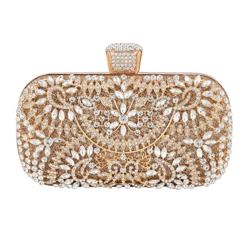 Diamant Abend Clutch Tasche Hochzeit Goldenen Kupplung Geldbörse Kette Schulter Tasche Kleine Partei Handtasche Mit Metall Griff | tif-shop24.de