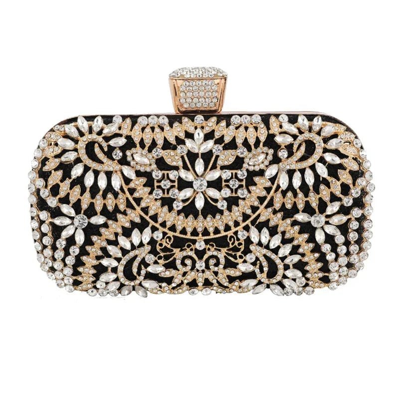Diamant Abend Clutch Tasche Hochzeit Goldenen Kupplung Geldbörse Kette Schulter Tasche Kleine Partei Handtasche Mit Metall Griff - tif-shop24.de