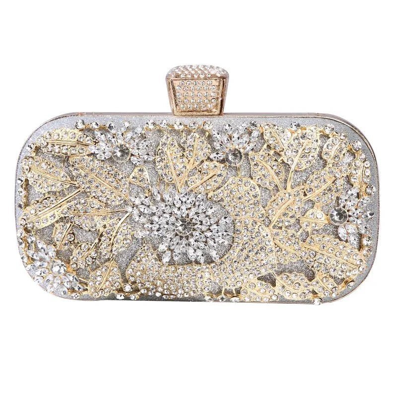 Diamant Abend Clutch Tasche Hochzeit Goldenen Kupplung Geldbörse Kette Schulter Tasche Kleine Partei Handtasche Mit Metall Griff | tif-shop24.de