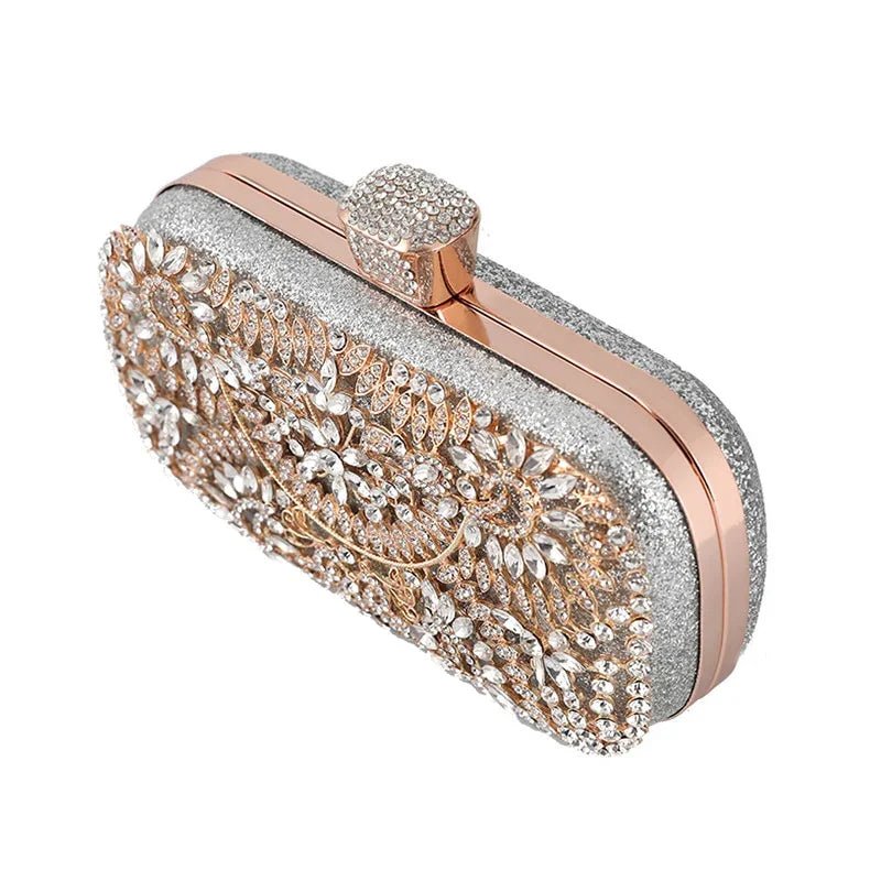 Diamant Abend Clutch Tasche Hochzeit Goldenen Kupplung Geldbörse Kette Schulter Tasche Kleine Partei Handtasche Mit Metall Griff | tif-shop24.de