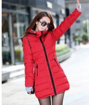 Wasserdicht Mode Casual, Warme, Dicke Lange Lady Coats Warme Parkas - tif-shop24.de
