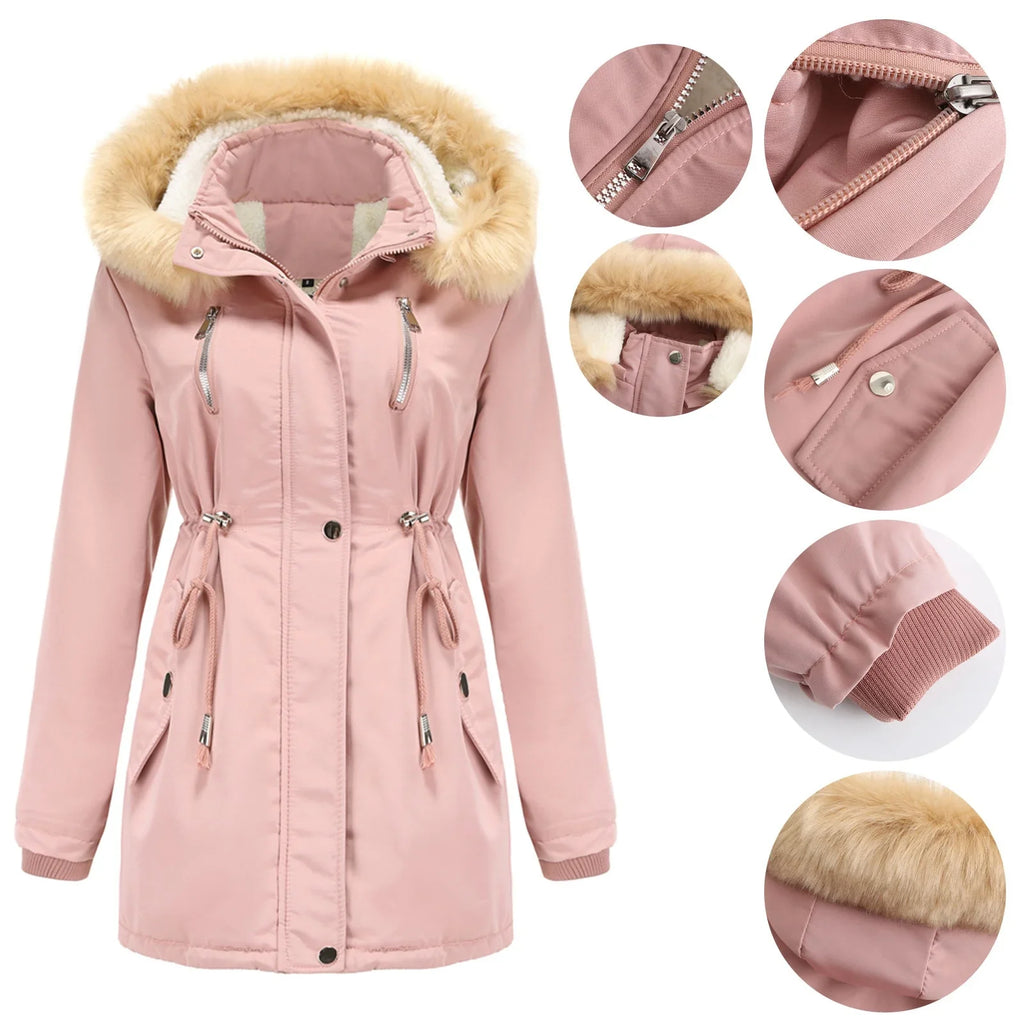 Mode Harajuku Jacke Elegante Parkas Hoodies Langarm Baumwolle | tif-shop24.de