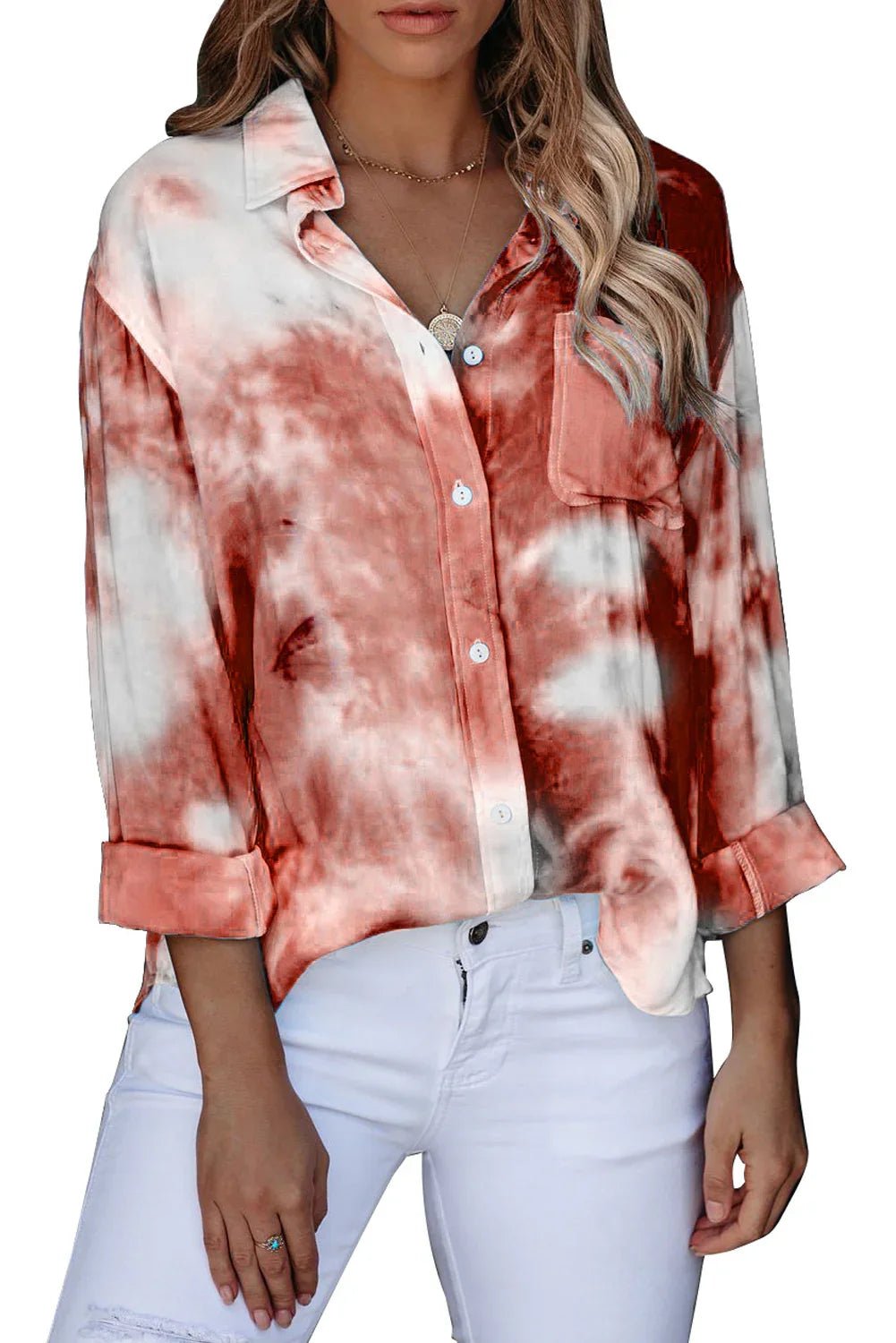 Wirbelwind Button Shirt mit Tasche - tif-shop24.de
