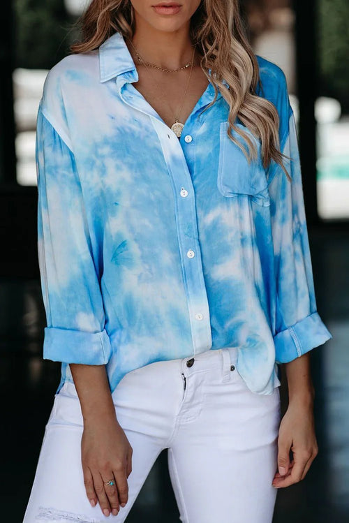 Wirbelwind  Button Shirt mit Tasche | tif-shop24.de