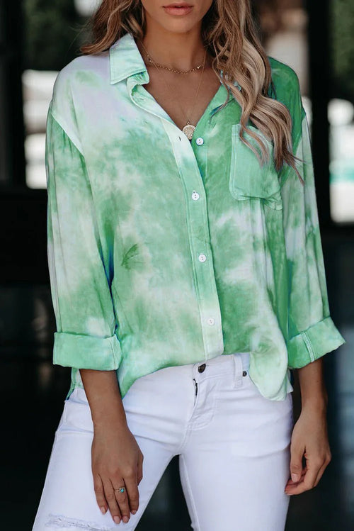 Wirbelwind  Button Shirt mit Tasche | tif-shop24.de
