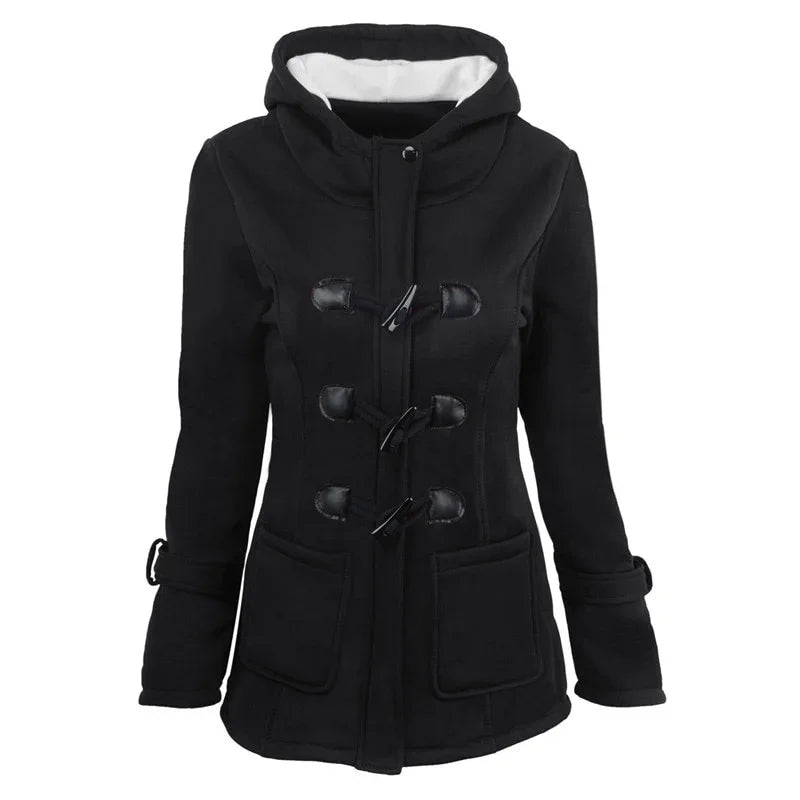 Casual Mantel  Mit Kapuze Lange Trenchcoat  Outwear | tif-shop24.de