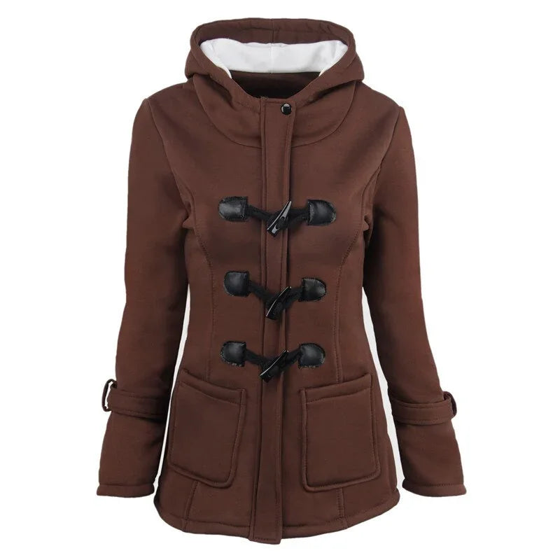 Casual Mantel  Mit Kapuze Lange Trenchcoat  Outwear | tif-shop24.de