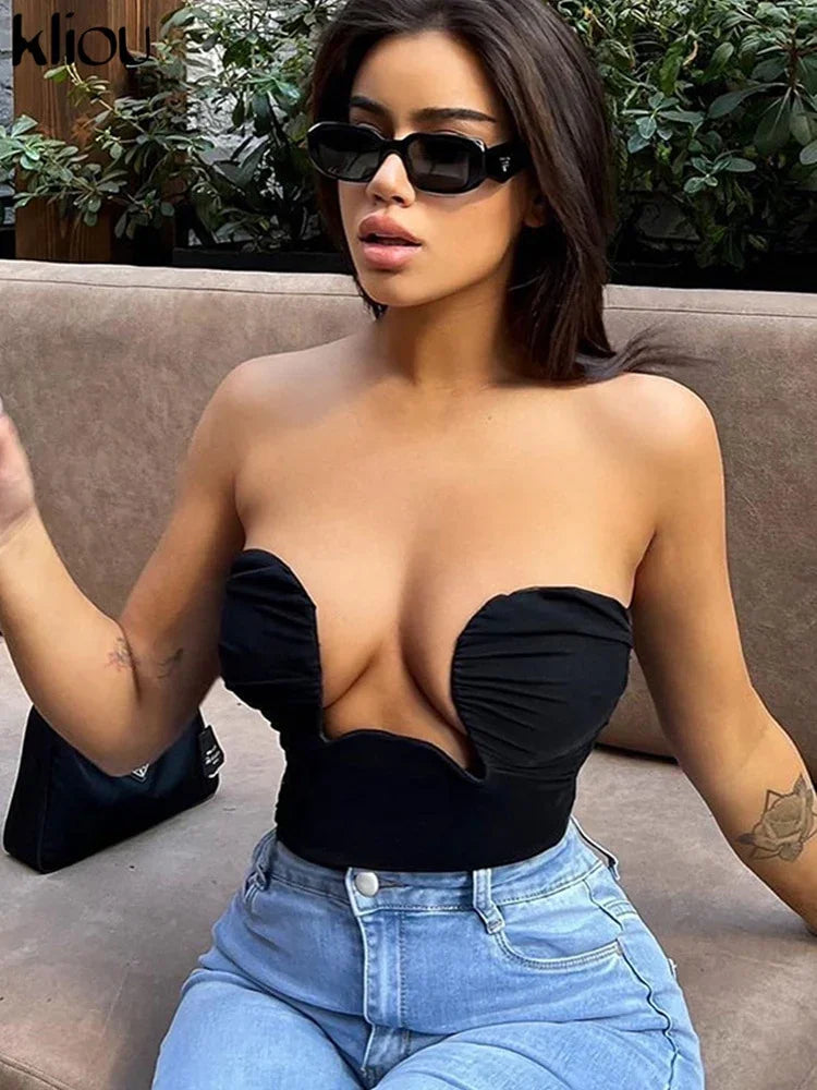 Solides einzigartiges Design Tanktops Frauen eingewickelte - tif-shop24.de