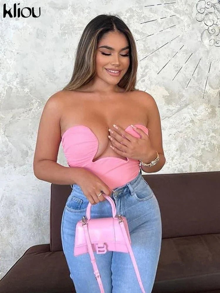 Solides einzigartiges Design Tanktops Frauen eingewickelte | tif-shop24.de