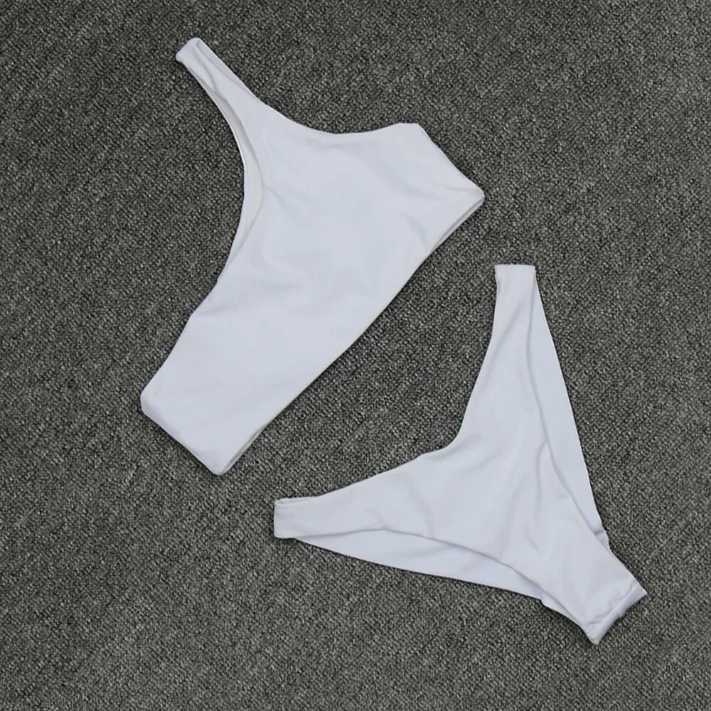 Sommer Sexy Bandeau Bikini Zwei teilig Plaid Bademode | tif-shop24.de