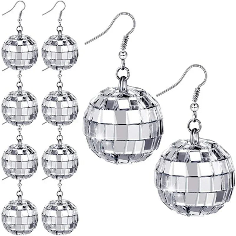 Vintage Disco Ball Dangle Ohrringe Boho Runde Drop Ohrringe Cool Geburtstag Valentinstag Jubiläum Geschenk Schmuck | tif-shop24.de