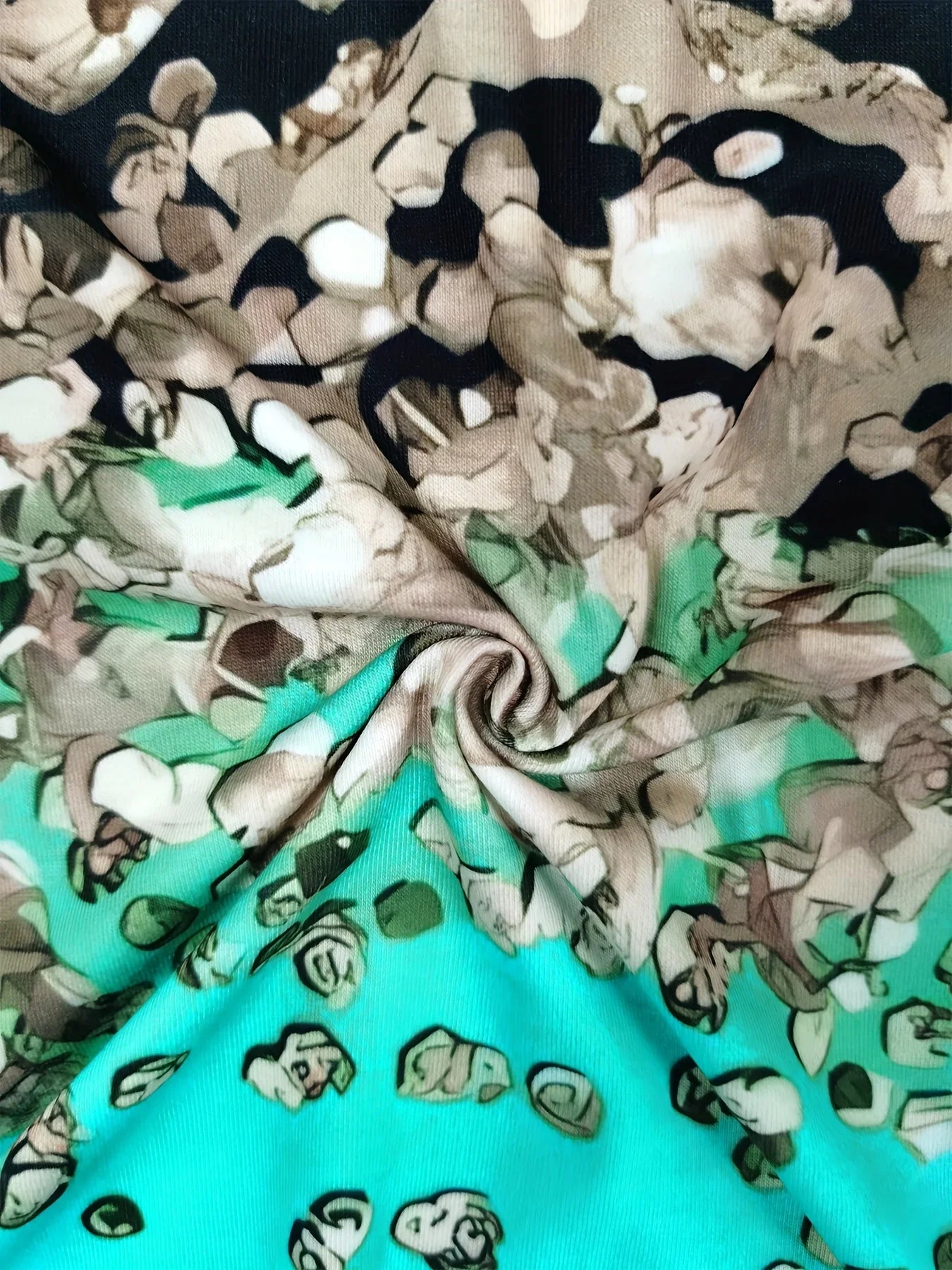 T-Shirt Mit Leoparden- Und Pailletten-Print, Lässiges Langarm-Top Für Frühling Und Herbst - tif-shop24.de