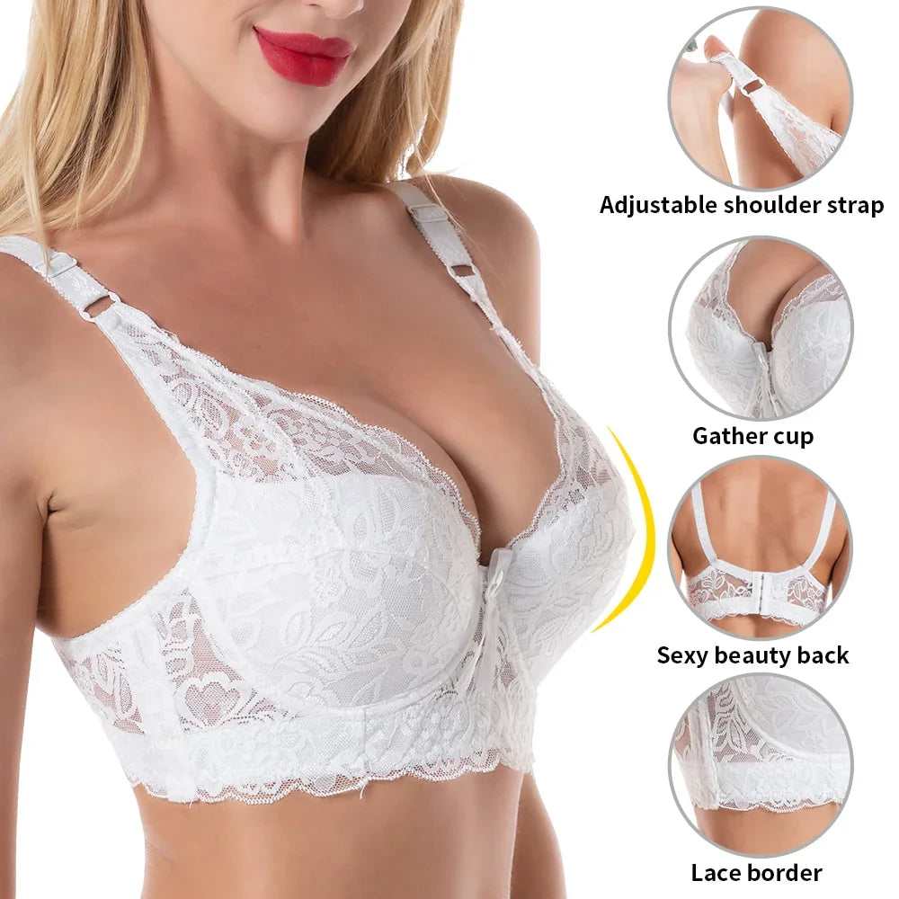Plus Größe bh sexy bralette crop top Unterwäsche push-up liebsten spitze Dessous Büstenhalter | tif-shop24.de
