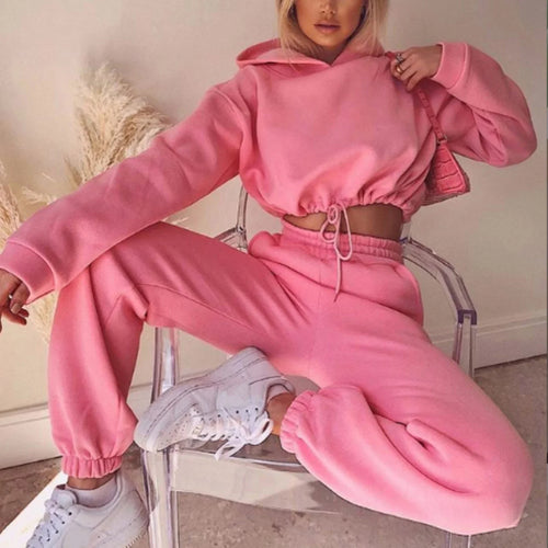 Jogging Suits For Women 2 Piece Sweatsuits Tracksuits Long Sleeve HoodieCasual Fitness Sportswear | tif-shop24.de