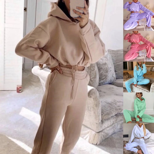 Jogging Suits For Women 2 Piece Sweatsuits Tracksuits Long Sleeve HoodieCasual Fitness Sportswear | tif-shop24.de