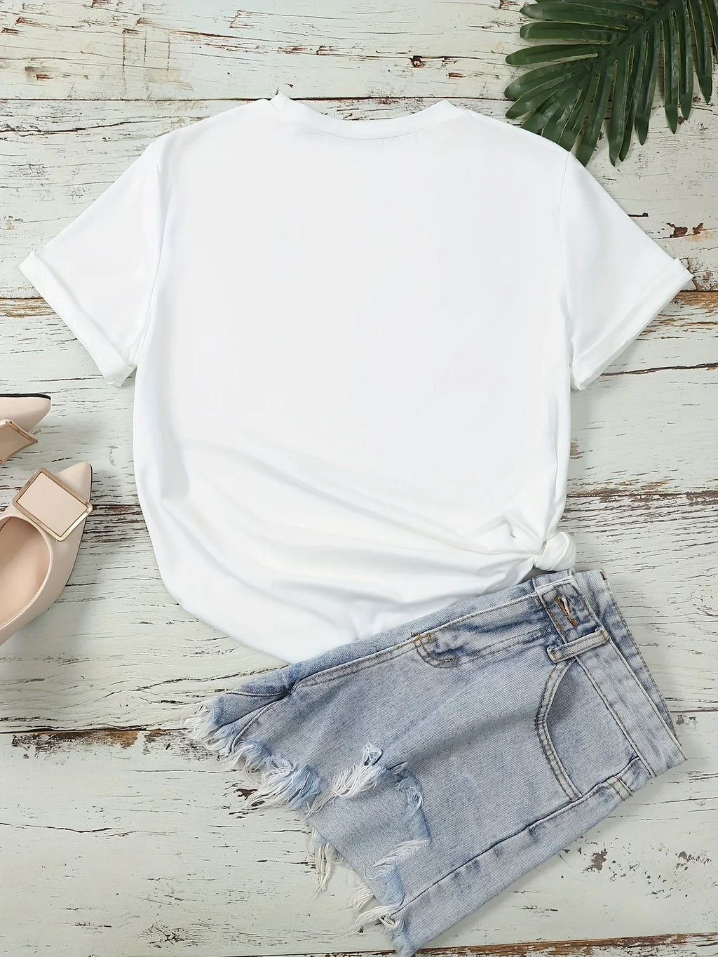 Niedliches Katzen Print Rundhals Lässiges Kurzarm T-Shirt | tif-shop24.de