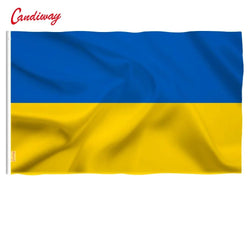 90x150 cm Ukraine National Flagge Keine Fahnenmast | tif-shop24.de