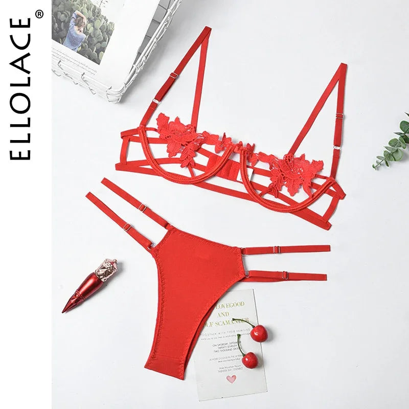 Spitzen Dessous Set Ellolace - Elegante BH & Panty | tif-shop24.de