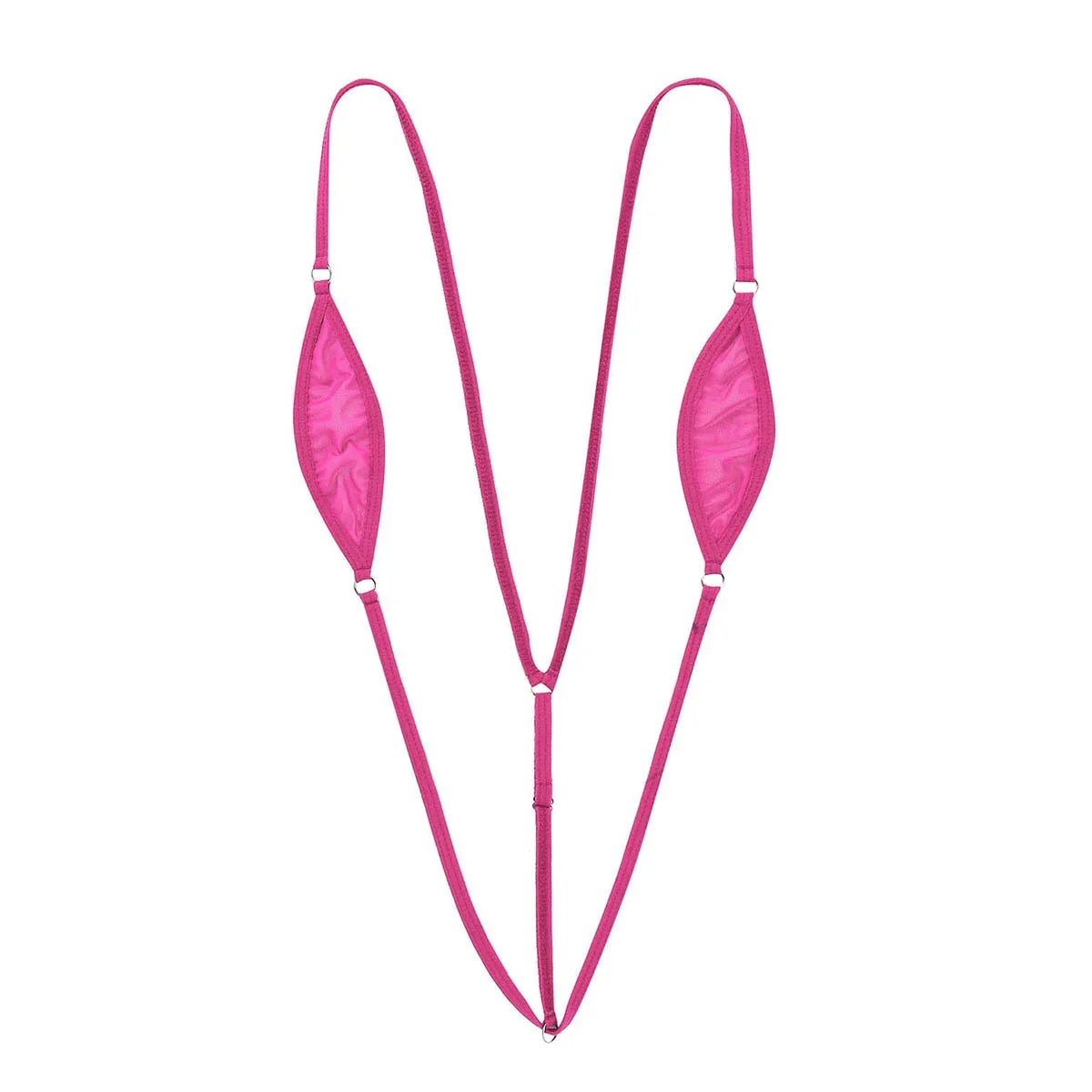 Damen Mini Micro Thong Bikini Einteiliger Badeanzug Micro Bikini Sheer Dessous Spaghettiträger Y-back Nightwear | tif-shop24.de