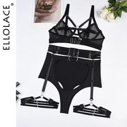 Ellolace Erotische Dessous Transparent Halbe Tasse Bh Sexyück Luxus Spitze | tif-shop24.de