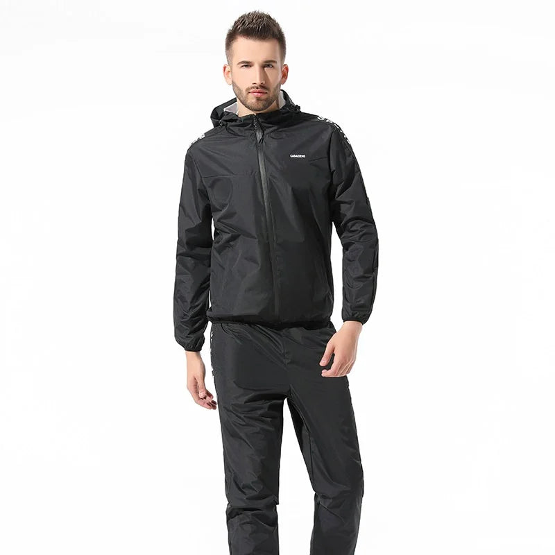 Sauna Anzug Brennen Sportswear Trainingsanzug Gym Kleidung Set Fitness Bodybuilding - tif-shop24.de