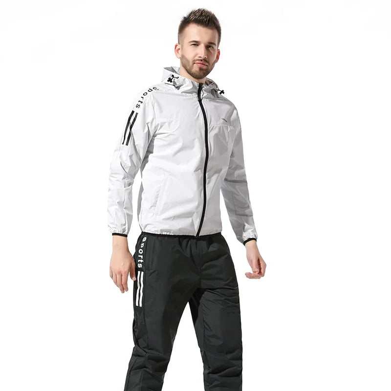 Sauna Anzug Brennen Sportswear Trainingsanzug Gym Kleidung Set Fitness Bodybuilding | tif-shop24.de