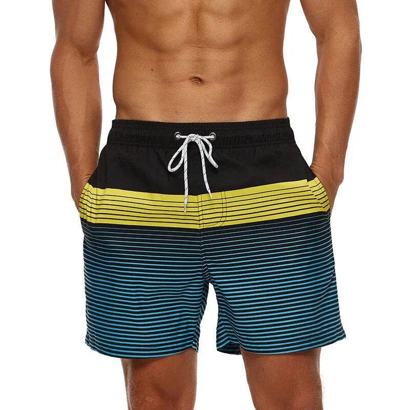 Datifer Board Shorts DC05 GYM Fitness Elastische Taille Schnell Trocknend Workout Hosen Mit Taschen und Futter | tif-shop24.de