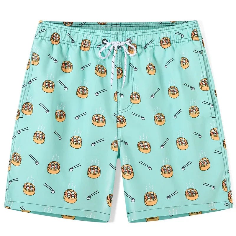 Datifer Board Shorts DC05 GYM Fitness Elastische Taille Schnell Trocknend Workout Hosen Mit Taschen und Futter - tif-shop24.de