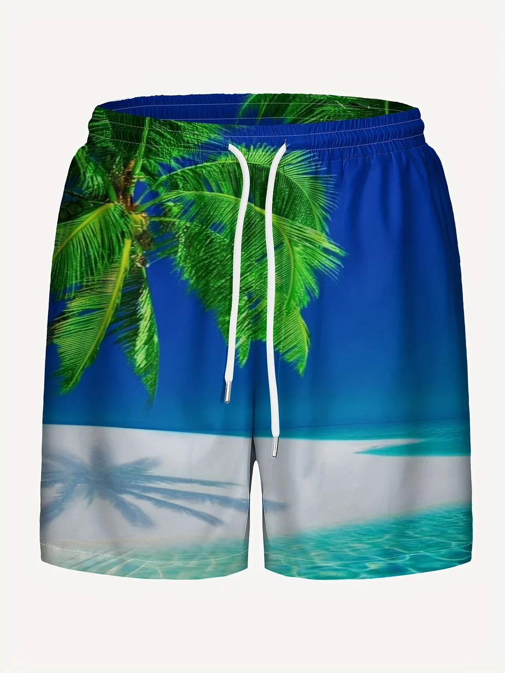 Sommerliche Strand-Sportshorts Für Herren Mit Stilvollem 3D-Grafikdruck Und Taschen - tif-shop24.de