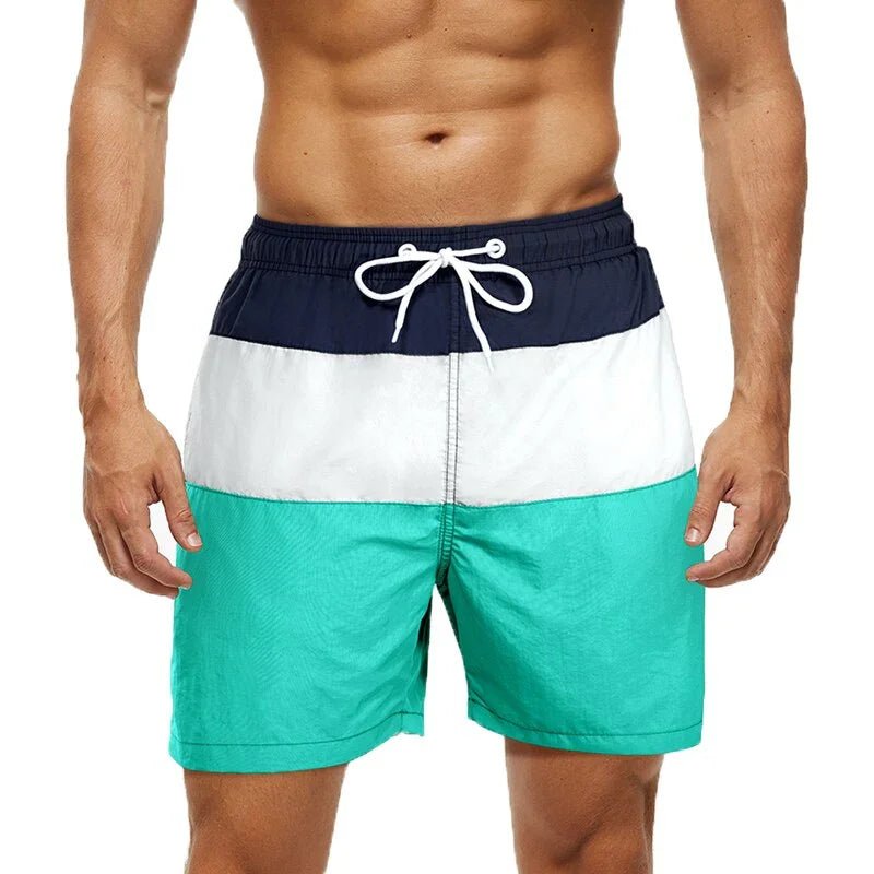 Schnell trocknende Badeshorts, Sommer, gemischte Farben, Boardshorts, Surf-Badebekleidung, Strand, Fitnessstudio | tif-shop24.de