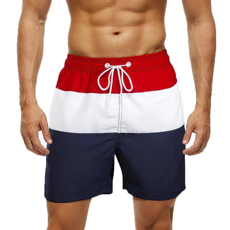 Schnell trocknende Badeshorts, Sommer, gemischte Farben, Boardshorts, Surf-Badebekleidung, Strand, Fitnessstudio | tif-shop24.de